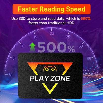 PlayZone 1TB Emulator Consoles Portable Retro Game SSD For PS5/PS4/PS3/Xbox/Switch/WII/WIIU Handheld Game HDD With 16000+ Games