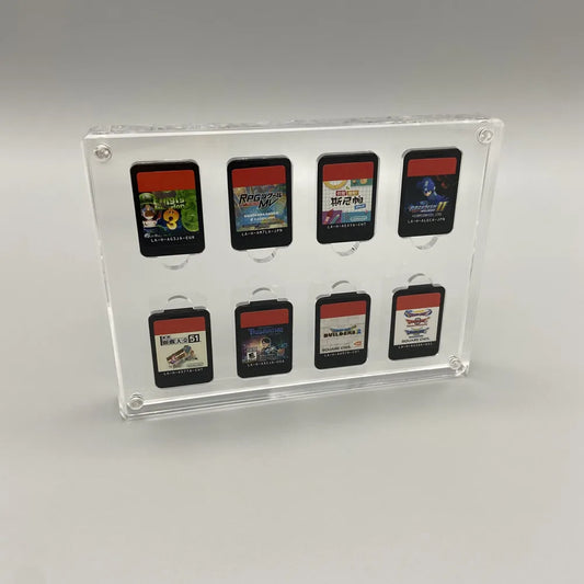 High transparency Acrylic Magnetic suction cover Games Storage Box Hard Shell cartridge Case for Nintendo Switch