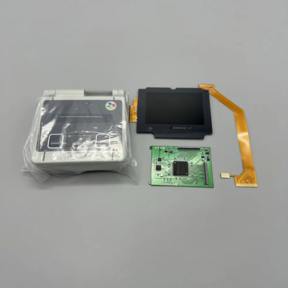 2024 new GBASP IPS LCD 2.9 "IPS high brightness LCD and shell kit for Gameboy advance SP
