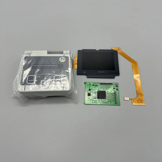 2024 new GBASP IPS LCD 2.9 "IPS high brightness LCD and shell kit for Gameboy advance SP