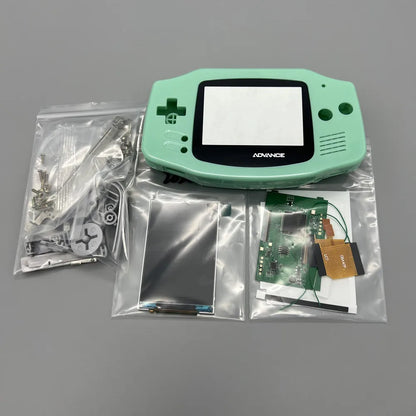 2024 new GBA IPS LCD no cut shell required easy to install 3.0 "IPS high brightness LCD and shell kit for Gameboy advance GBA