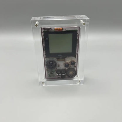 High transparency acrylic magnetic cover console storage box for GameBoy Pocket GBP