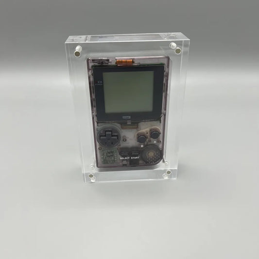 High transparency acrylic magnetic cover console storage box for GameBoy Pocket GBP