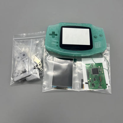 2024 new GBA IPS LCD no cut shell required easy to install 3.0 "IPS high brightness LCD and shell kit for Gameboy advance GBA