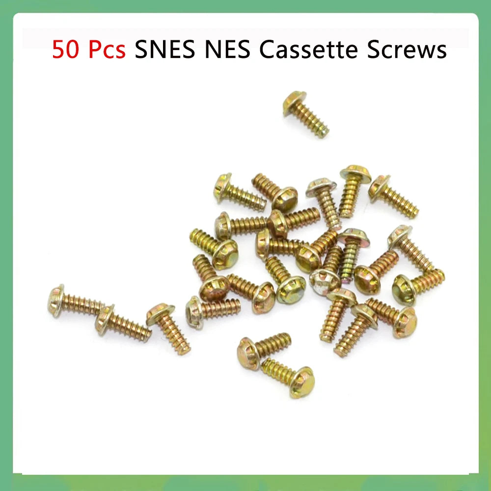 50Pcs For SNES NES Screws 3.8mm 4.5mm For SNES NGC N64 NES N64 GB SFC WII Game Plum Cassette Cartridge Screw Security Bit