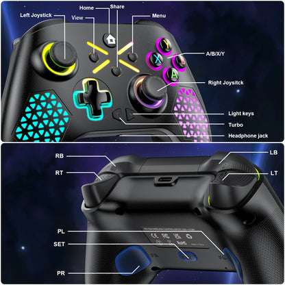 2.4G Wireless Gamepad For Xbox One ,Xbox Seris S ,Xbox Series X pc Console Dual Vibra With Six Axis Gyroscope Game Controller