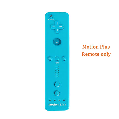 For Nintendo Wii/Wii U Joystick 2 in 1 Controller Set Wireless Remote Gamepad Motion Plus with Silicone Case Video Game