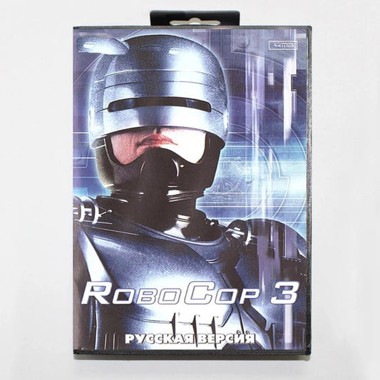 RoboCop 3 16Bit MD Game Cartridge with RU Box for Sega Megadrive Genesis Systems