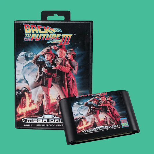 Back to the Future III PAL EUR Game for SEGA Mega Drive Genesis 16 bit Consoles Game Cartridge Box Manual