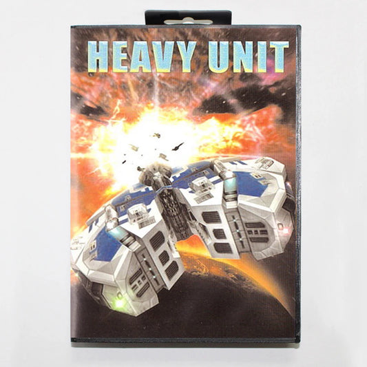 Heavy Unit 16Bit MD Game Cartridge with RU Box for Sega Megadrive Genesis Systems