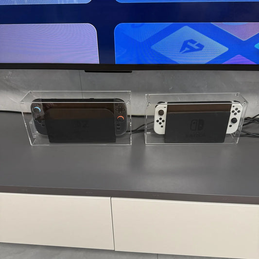 High transparency acrylic magnetic cover console storage box Dustproof box for Nintendo switch 2 NS2