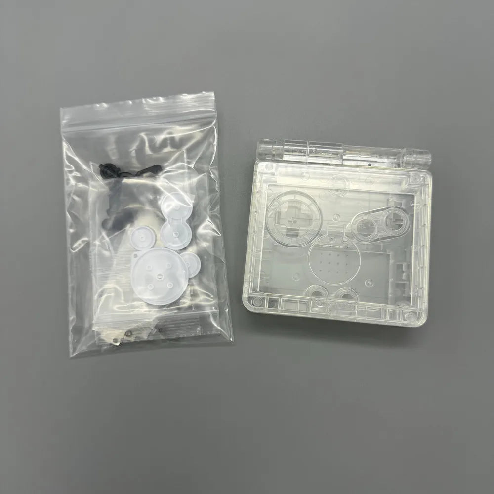 High quality shell kit for Gameboy ADVANCE SP GBASP. Suitable for GBA 3.0-inch IPS 2.9-inch Original size LCD