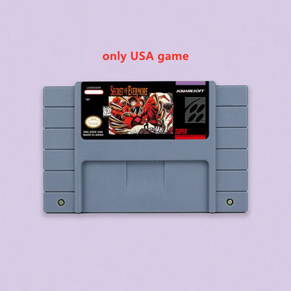 Secret of Evermore RPG game for SNES 16 bit USA NTSC or EUR PAL Video Game Consoles Cartridge