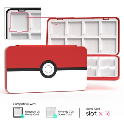 Portable 16-Slot Game Card Holder Storage Case for Nintendo 3DS, 3DSXL, 2DS, 2DSXL, DS, and DSi