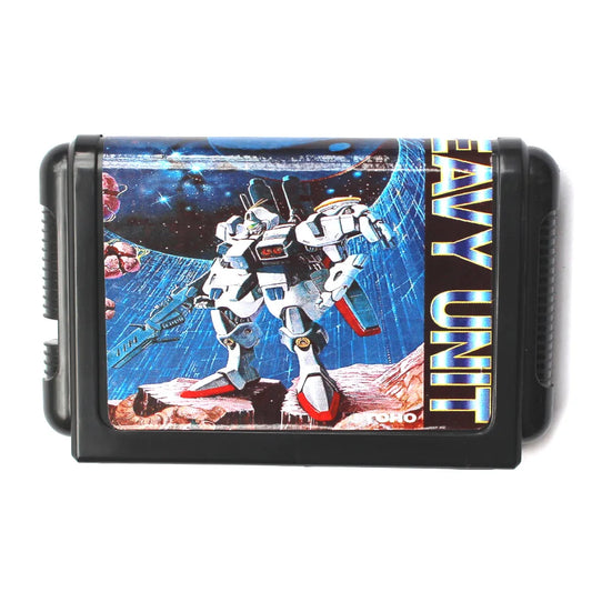 Heavy Unit 16bit MD Game Card For 16 Bit Sega MegaDrive Genesis Consoles