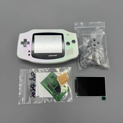 2024 new GBA IPS LCD no cut shell required easy to install 3.0 "IPS high brightness LCD and shell kit for Gameboy advance GBA
