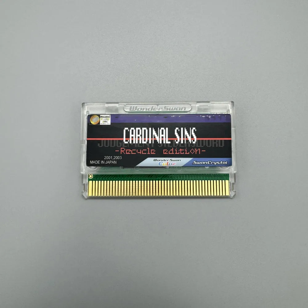 Game Card Game Ink Cartridge for Wonder Swan Color WSC WS WSCC