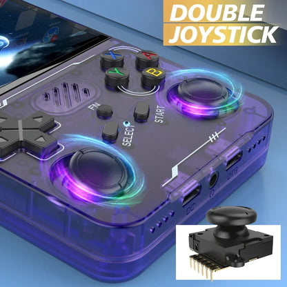 100% ArKOS R36XX Retro Handheld Game Console Linux System 3.5 Inch IPS Screen 64/128GB/256GB Game Player R36S updated version