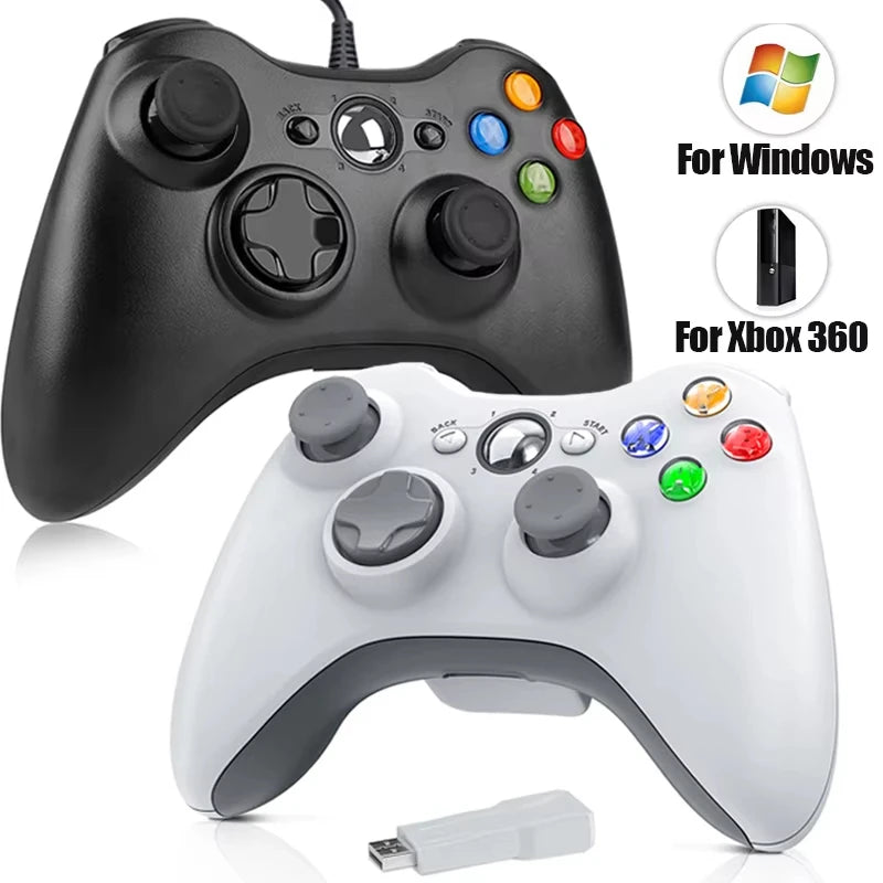 Xbox 360 Wired Controller For Xbox 360 PC Windows 10/8.1/8/7 Game Handle Double Shock Games Gamepad Video Game Console Joystick