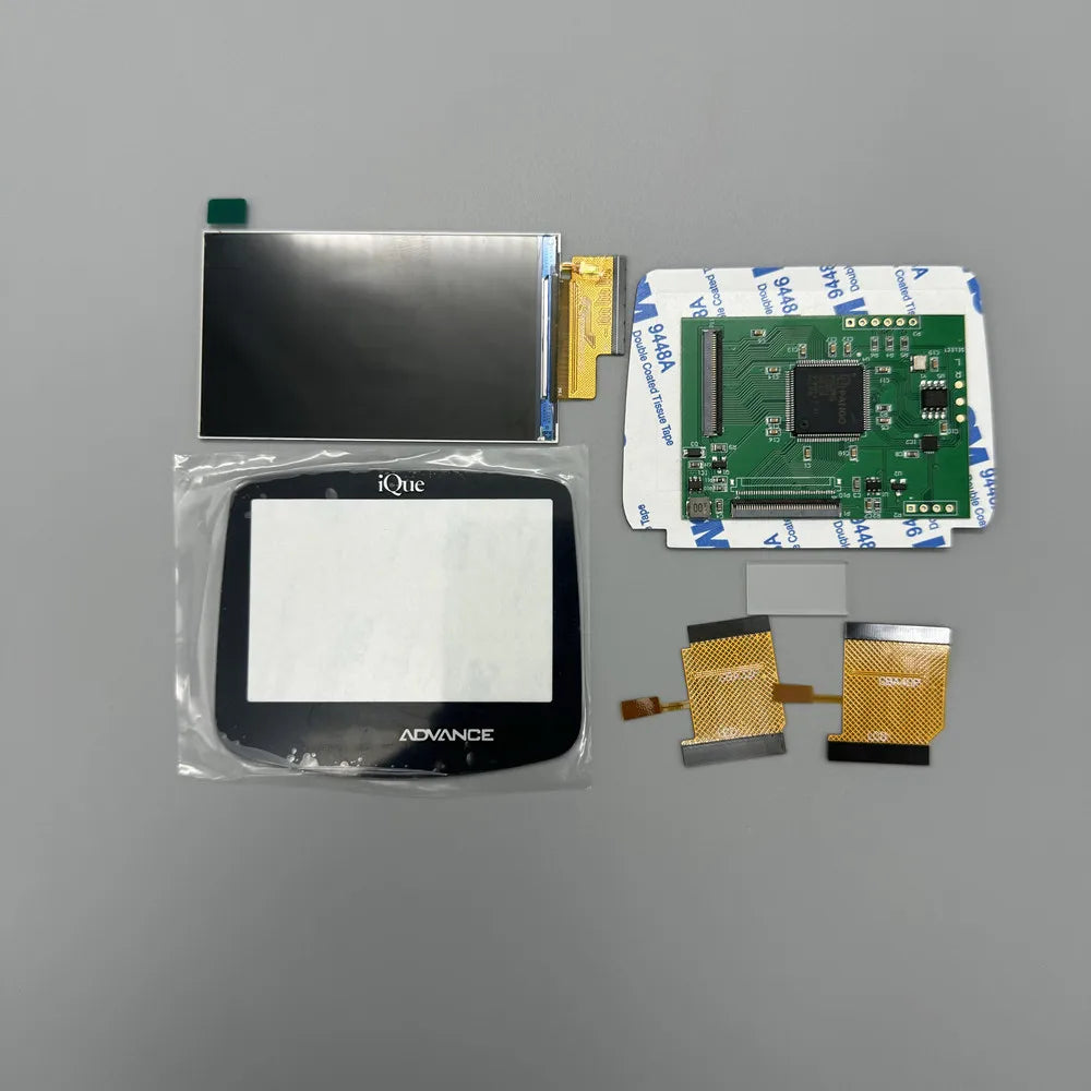 2.9 "original size IPS high brightness LCD screen is suitable for Gameboy advance GBA support pixel mode display