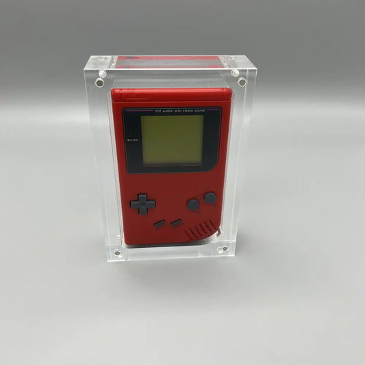 High transparency acrylic magnetic cover console storage box for Game boy Classic GB DMG