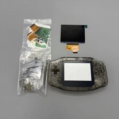 2025 GBA IPS LCD 3.0 "IPS high brightness LCD screen and shell kit for Gameboy advance GBA.no cut shell required easy to install