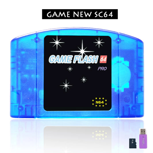New SC64 800-in-1 Classic Game Console - Japanese & European Versions N64 Compatible Multigame System drive