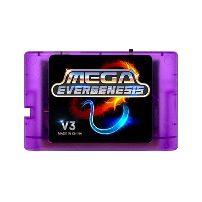 3000 in 1 Mega Genesis V3 Pro With 4GB TF Card EDMD Game Card For SEGA Genesis Mega Drive Master System Game Console