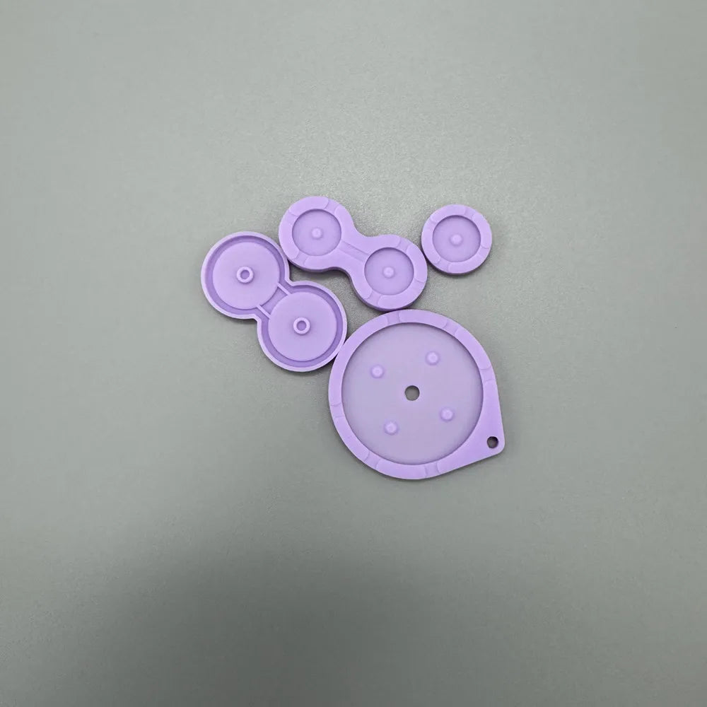 Color high quality game accessory rubber pads button silicon pads for Gameboy ADVANCE SP GBASP
