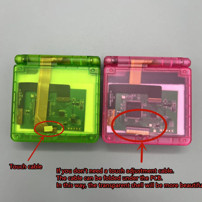 2024 new 3.0 "original size IPS high brightness LCD screen is suitable for Gameboy advance SP GBASP