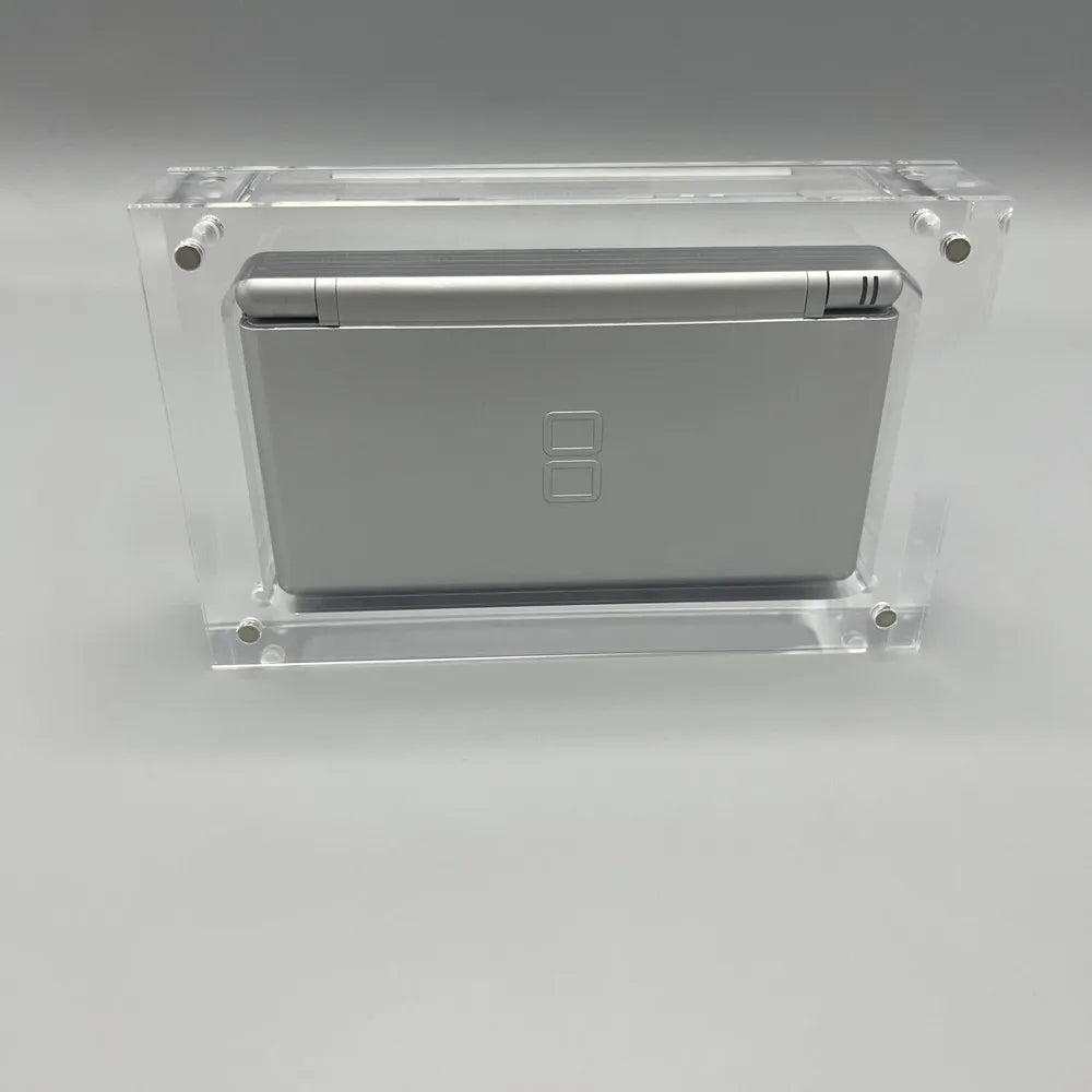 High transparency acrylic magnetic cover console storage box for Nintendo DS Lite DSL.Please pay attention to your console model