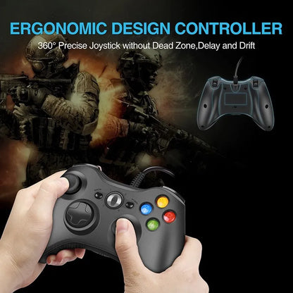 USB Wired Gamepad For Xbox360 Console Controller For Win 7/8/10 PC Joystick Controle Mando Game Joypad For Xbox 360 Accessories