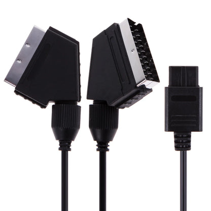1.8m RGB Video AV A/V TV Scart Cable For Nintendo NES N64 SNES Stereo Audio Video Cord Wire for NGC NTSC Gamecube Game Console