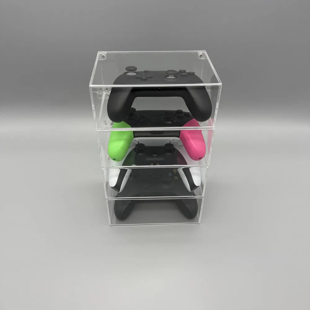 Handle storage box for NS2 SWITCH2 console handle. Magnetic cover high transparency acrylic box Can be stacked
