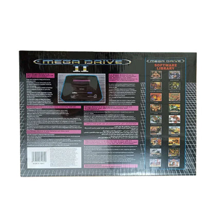 Retro Game Console Mega Drive 2 MD Home Entertainment Party Games 16-Bit Card Insertion with AV Interface Compatible with CRT