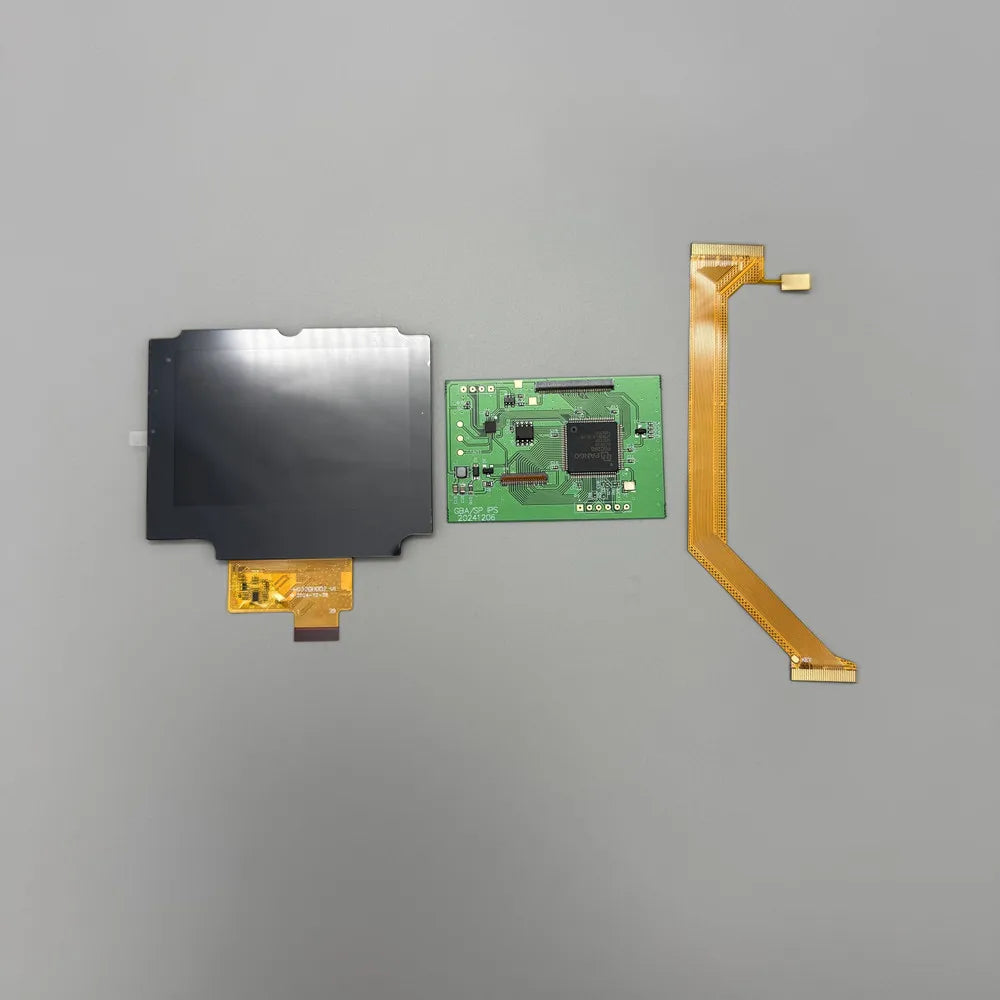 2025 high resolution IPS LCD screen for Gameboy advance SP GBASP .Original shell installation does not require shell cutting