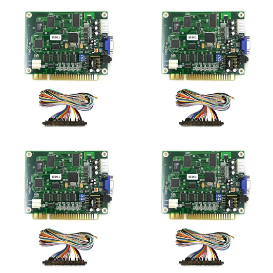 M05K 4X 60 In 1 Multicade PCB Board Arcade Game Board With 28P Cable VGA Output Arcade Game Board Horizontal For Jamma Arcade