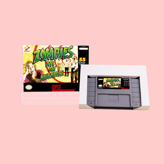 Zombies Ate My Neighbors Action Game Cartridge with Retial Box For SNES 16bit NTSC PAL Video Game Consoles