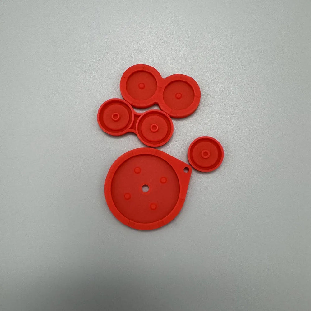 Color high quality game accessory rubber pads button silicon pads for Gameboy ADVANCE SP GBASP