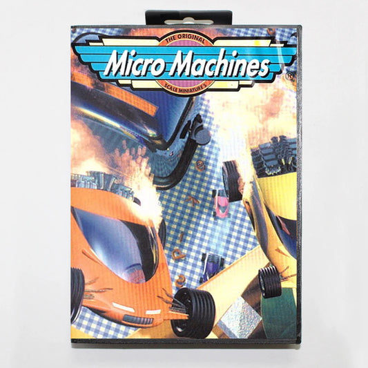 Micro Machines 16Bit MD Game Cartridge with RU Box for Sega Megadrive Genesis Systems