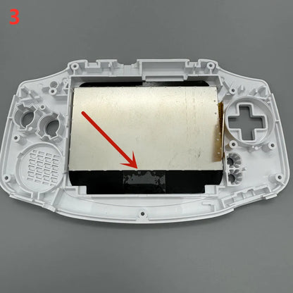 GBA IPS LCD no cut shell required easy to install 2.9 "IPS high brightness LCD and shell kit for Gameboy advance GBA