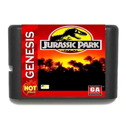 New Arrival Jurrasic Park 16bit MD Game Card For Sega Mega Drive For Genesis