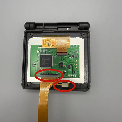 2025 GBASP IPS LCD high brightness LCD and shell kit for Gameboy advance SP