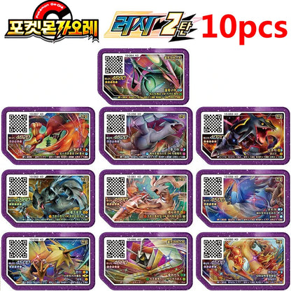 Korean Gaole Rush 4 Card Set 5 Stars Ga-Olé Part Special Disk Game Disc Gaore 가오레 포켓몬 디스크5성 한국판 러시1탄 행운디스 러시4탄
