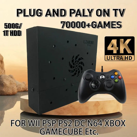 Retro X8 Gaming Console 1T Loaded 70000+ Games for Wii PS2 DC PSP GAMECUBE Plug-and-Play On TV Windows 11 Children's Gift