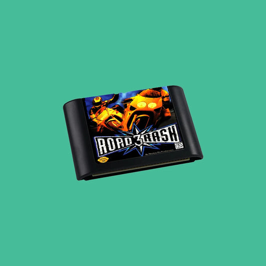 Road Rash 3 Tour De Force USA Game for SEGA Mega Drive Genesis 16 bit Consoles Game Cartridge Box Manual