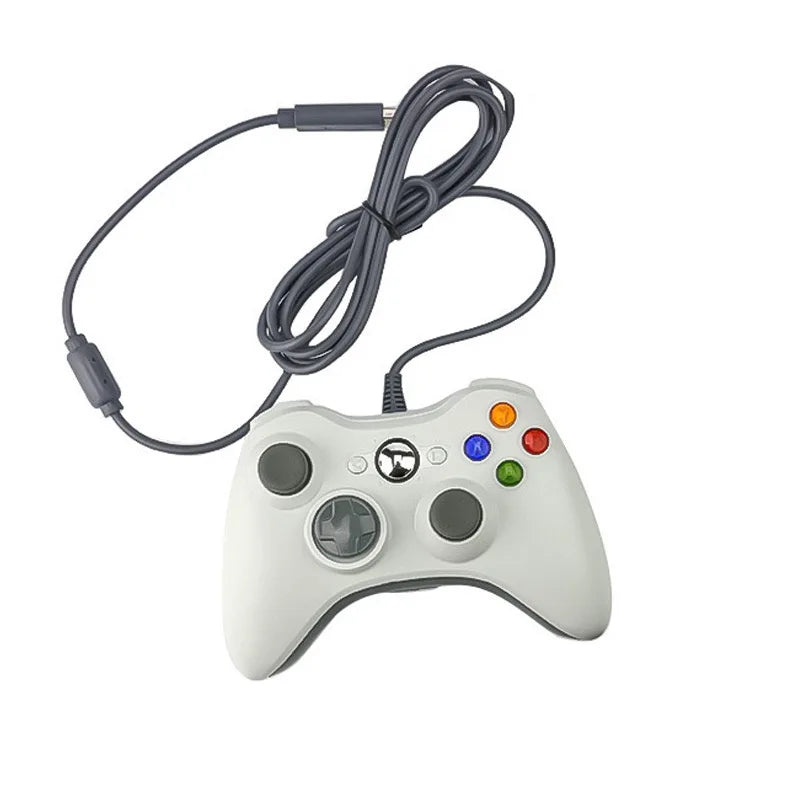 USB Wired Gamepad for Xbox 360 Windows 10/8.1/8/7 Game Handle Double Shock Games Controller Video Game Console Joystick