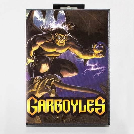 Gargoyles 16Bit MD Game Cartridge with RU Box for Sega Megadrive Genesis Systems