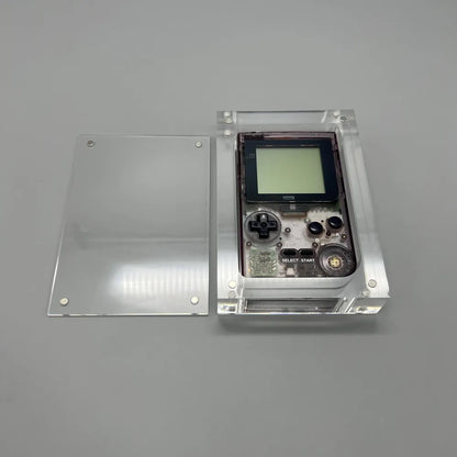 High transparency acrylic magnetic cover console storage box for GameBoy Pocket GBP