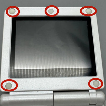Shell screw rubber plug suitable for GAMEBOY ADVANCE SP GBASP